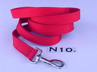1" x 6' double thick nylon dog leash