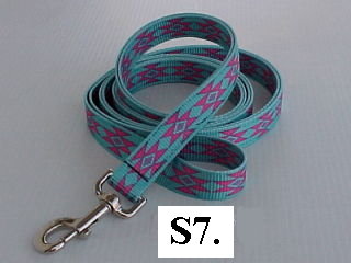 1" x 6 ft. double thick printed dog leash