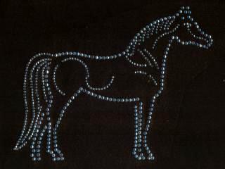 Rhinestone Arabian Horse