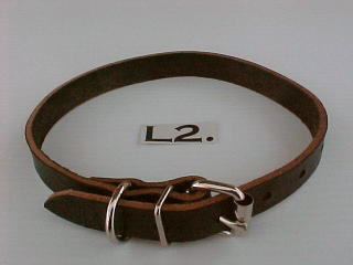 3/4" Leather Collar