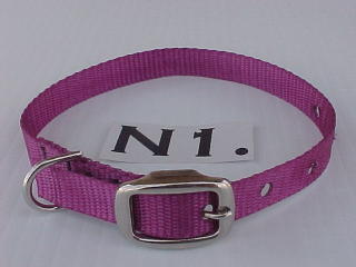1/2" wide nylon dog collar