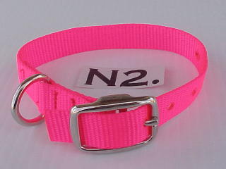 3/4" wide nylon dog collar